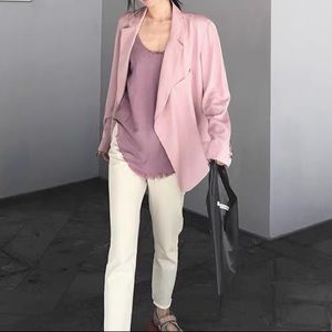 Pink UV Protection Blazer (Very Light Weight)